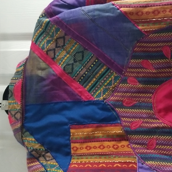 Sharon Anthony women's jacket multicolor wearable art deco size 1X - Picture 13 of 15